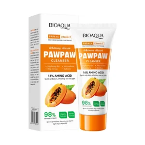 Papaya Vitamin C Cleanser 100g | BIOAOUA Whitening cleansing facial cleanser
