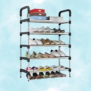 5 Tier Metal Freestanding Shoe Rack