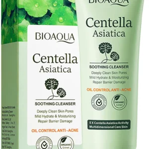 BIOAQUA Centella Asiatica Soothing Face Cleanser Oil Control 100g/3.5oz