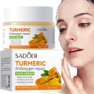 Turmeric Cream for Face - Sun Damage, & Age Spots