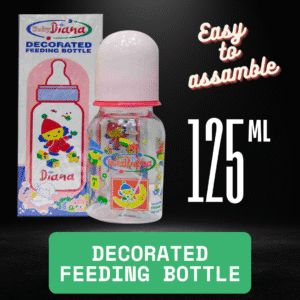 Baby Diana Premium Decorated Printing Stylish Feeding Bottle
