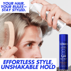 COSMO HAIR SPRAY STRONG HOLD 400ML
