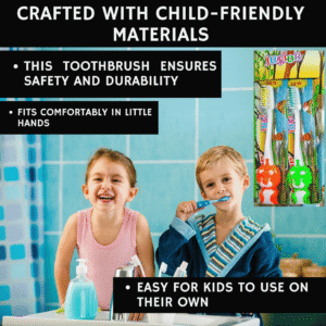 Kids Toothbrush with Fun Toy