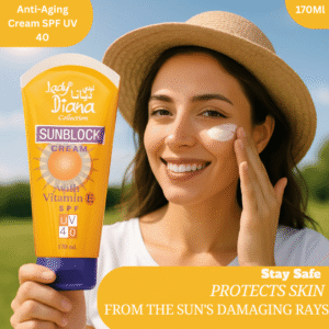 Lady Diana Sunblock Anti-Aging Cream SPF UV 40 Size:170Ml