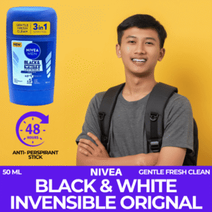 NIVEA BLCK & WHITE STICK MEN DEO 50ML