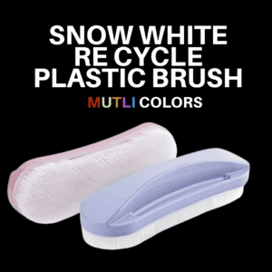 SNOW WHITE RE CYCLE PLASTIC BRUSH
