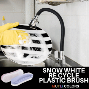 SNOW WHITE RE CYCLE PLASTIC BRUSH