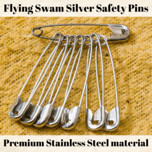Secure in Style Unveiling the Elegance of Flying Swam Silver Safety Pins