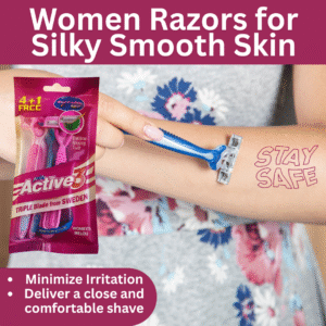 Precision and Comfort Feah Active Women Razors for Seamless Grooming
