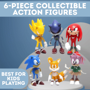 6-Piece Collectible Action Figures