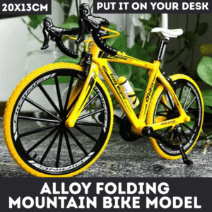 1:8 Alloy Folding Mountain Bike Model 20x13cm