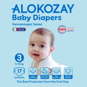 Baby Diapers - Size 3 (5-10 Kg) - 17 Diapers