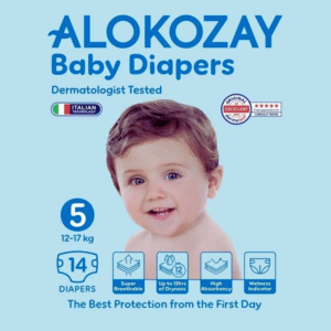 Baby Diapers - Size 5 (12-17 Kg) - 14 Diapers