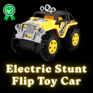Electric Stunt Flip Toy Car Multicolour Durable Made Up With Premium Quality Multicolour 4.13x2.95x3.15inch