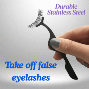 False Eyelashes Extension Remover Clip Tweezers Black