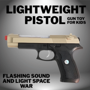 Kids Lightweight Pistol Flashing Sound And Light Space War Funny Gun Toy For Kids