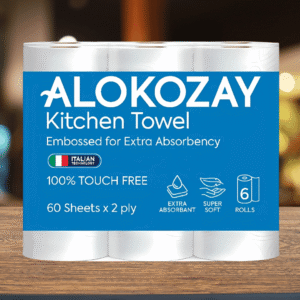 Kitchen Towel / Multi Purpose Towel - 2 Ply X 60 Sheets - 6 Rolls