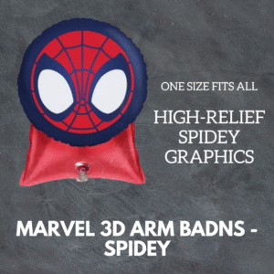 MARVEL 3D ARM BADNS - SPIDEY - PACKED IN COLOR BOX - 15 CM Wide