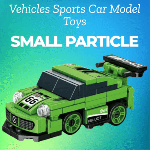 New Small Particle Assembled Vehicles Sports Car Model Toys Parent and Child Play Assembled Building Blocks Toys Exercise Kids Spatial Thinking Ability and Hands On Ability