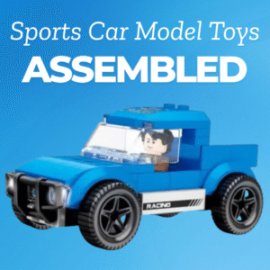 New Small Particle Assembled Vehicles Sports Car Model Toys Parent and Child Play Assembled Building Blocks Toys Exercise Kids Spatial Thinking Ability and Hands On Ability