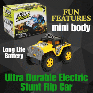 2025 Ultra Durable Electric Stunt Flip Car - 360° , Long Life Battery, Indoor and Outdoor Use, Crash Proof Design - Best Selling Children's Toy in UAE!’